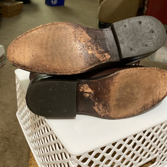 Ladies Frye ankle boots leather size 8 1/2 - Picture 7 of 7